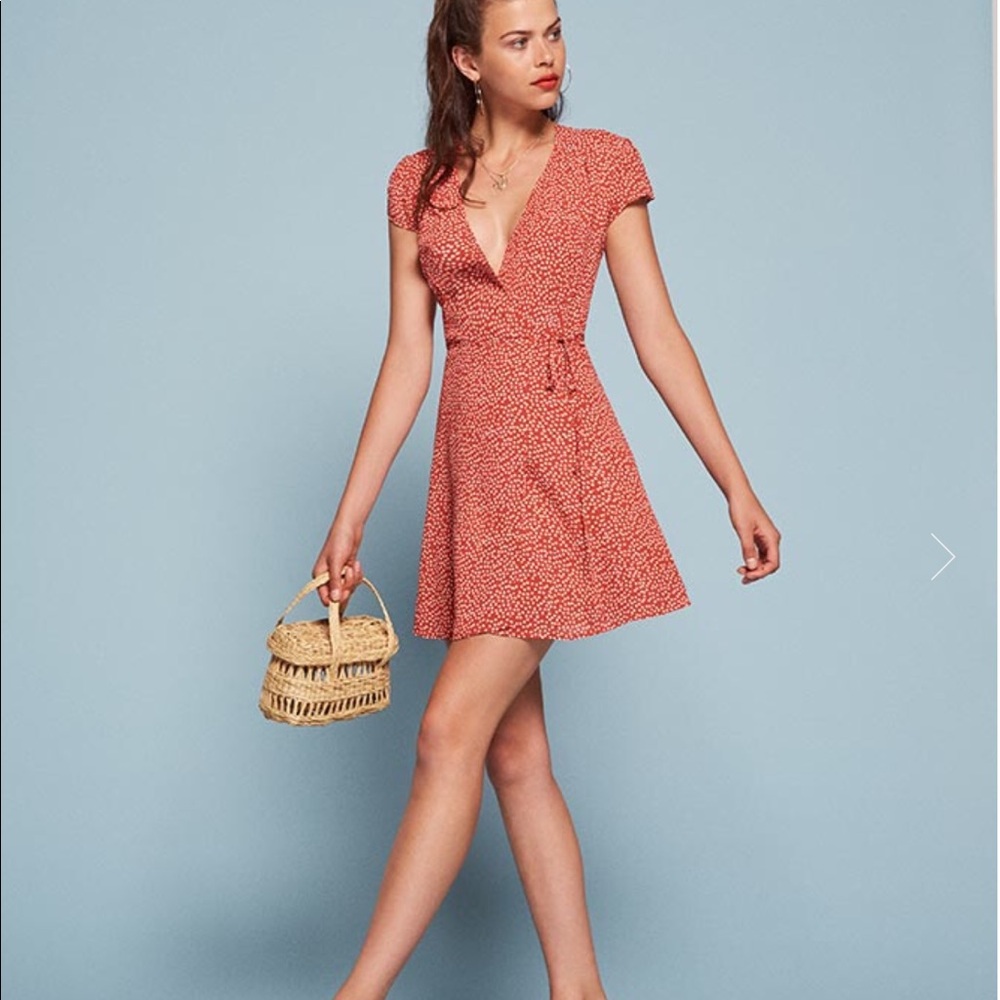 Reformation wrap dress